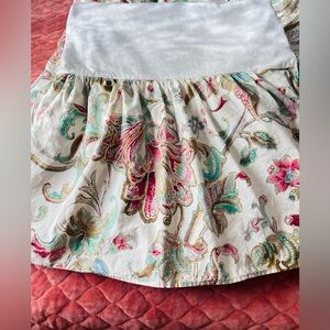 Lauren Ralph Lauren Antiqua Paisley Bedskirt Cotton Twin Sz